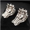 Image 1 : 2 Exquisite Chinese Miao Silver Dragon Head Rings
