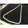 Image 1 : 10k Yellow Gold Custom Designed Rope Chain Weight 40.5 Grams