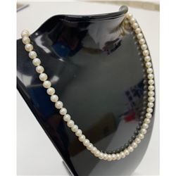 Elegant AAA+ Fine Natural Akoya Pearl Necklace With 14K Gold Hook Clasp