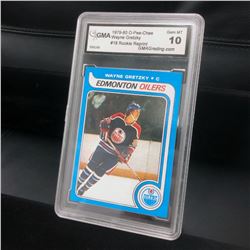 1979 O Pee Chee Edmonton Oilers Wayne Gretzky Graded Rookie Reprint #18