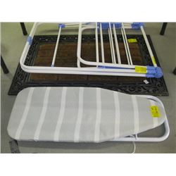 MINI IRONING BOARD, DRYING RACK, DOOR ENTRANCE MAT