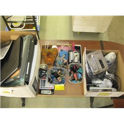 A LOT OF MISC OFFICE SUPPLIES, TELEPHONES ETC.