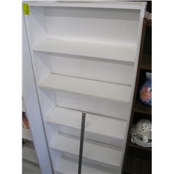 WHITE SHELF UNIT