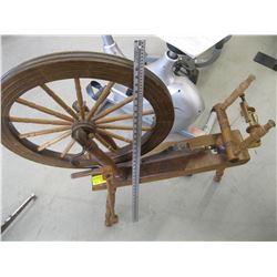 WOODEN SPINNING WHEEL