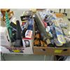 Image 1 : 2 BOXES OF MISC - HEATER, DING KING, BEER CAN, AIRPLANE, MUFFLER, ETC.