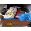 Image 1 : ROWENTA STEAM IRON, DUSTER, LIGHTS ETC.