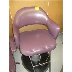 MAROON HYDRAULIC SALON CHAIR