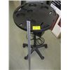 Image 1 : ROUND TOPPED SALON TRAY ON CASTORS