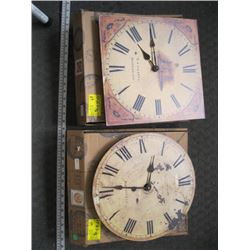 2 ELECTRIC CLOCKS