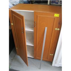 2 DOOR WOODEN CABINET