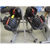 Image 1 : SET OF BOWFLEX DUMBBELLS WITH STAND