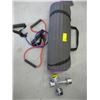 Image 1 : EXERCISE MAT, DUMBBELLS, RUBBER BUNGEES