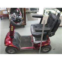 SHOPRIDER 4 WHEEL SCOOTER (AS IS)