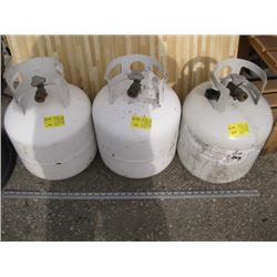 3 - 20 LB PROPANE TANK (1 IN DATE)