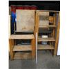 Image 1 : 2 WOODEN SHELF UNITS