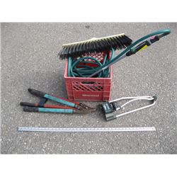 HOSE, SPRAYER, SPRINKLER, PRUNERS