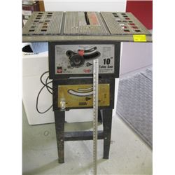 10" TABLE SAW ON STAND