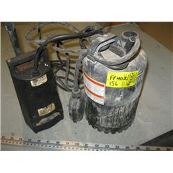 2 ELECTRIC SUMP PUMPS