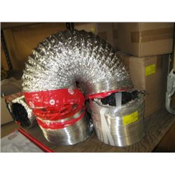 A LOT OF NEW AND USED ALUMINUM VENTING