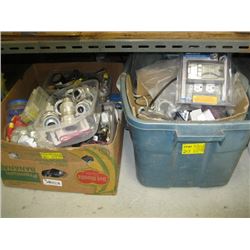 2 BOXES OF ASSORTED ELECTRICAL
