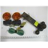 Image 1 : RECEIVER 3 BALL HITCH, PAIR OF MAGNETIC TRAILER LIGHTS