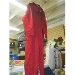 6XLT SET OF RED COVERALLS