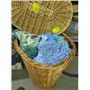 Image 1 : BASKET OF ASSORTED POLISHING & CLEANING CLOTHS -12