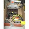 Image 1 : BOX WITH SANDER, JIGSAW, SOLDERING GUN ETC.