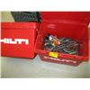 Image 1 : 2 HILTI PLASTIC BOXES 1 WITH SCREWDRIVERS