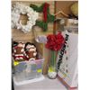 Image 1 : LARGE LOT OF ASSORTED XMAS DECORATIONS