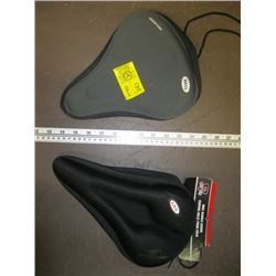 2 GEL BIKE SEATS