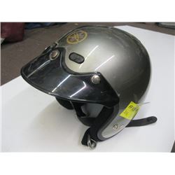 GREY SHIOEI OPEN FACED MOTORCYCLE HELMET (SMALL)