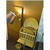 Image 1 : TV TRAY, MAGAZINE RACK, 3 LAZY SUSAN, FLOOR LAMP