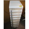 Image 1 : 8 DRAWER PLASTIC STORAGE UNIT
