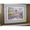 Image 1 : FRAMED PRINT OF "PARIS PLACE BLANCHE"