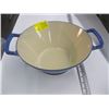 Image 1 : LE-CREUSET CAST ENAMEL DOUBLE HANDLE BOWL