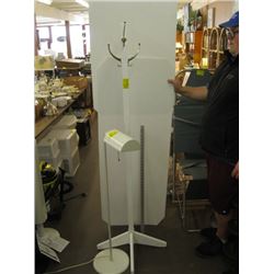 COAT RACK, READING LAMP