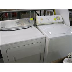 MAYTAG WASHER, MAYTAG DRYER