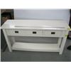 Image 1 : 3 DRAWER HALL TABLE