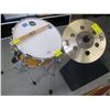 Image 1 : SNARE DRUM WITH CYMBAL & DRUMSTICKS