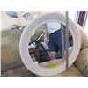 Image 1 : ROUND WHITE FRAMED MIRROR