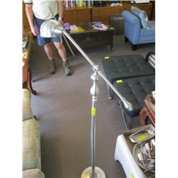 BRUSHED METAL FLOOR LAMP
