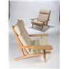 Image 2 : Hans J. Wegner Pair of Easy Chairs (mod