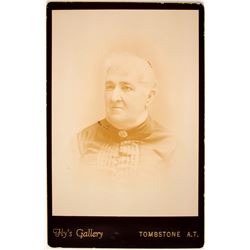 Fly Photograph Cabinet Card, Tombstone, Arizona  (84872)