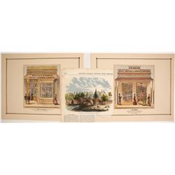 Grass Valley Hand-colored Lithograph & Prints  (74592)