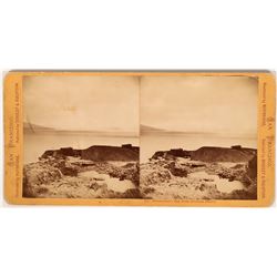 Stereoview Photo of Alcatraz Island c.1864  (118008)