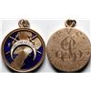 Image 1 : Fraternal Gold Locket, Inscribed & Monogramed  (120595)