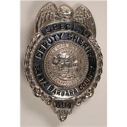 Santa Barbara County Special Deputy Sheriff Badge   (119761)