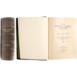 The History of Santa Clara County California with Biographical Sketches…  (80243)