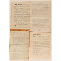 19th Century California Land Documents  (113260)